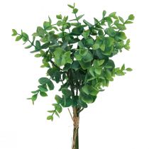 Keinotekoiset eukalyptuksen oksat tekokasvit vihreä 34cm 6kpl