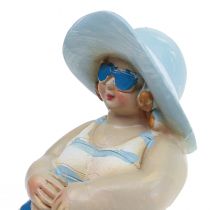 Maritime Deco Ladies Deco -figuurit Baddeko H10/9,5 cm 2 kpl setti