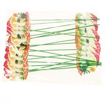 kohteita Koristetulppa puinen kukkatulppa sammakkokoriste 6,5cm 18 kpl