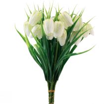 kohteita Fritillaria Valkoruudullinen lautakukka Tekokukat 38cm 6 kpl