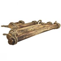 kohteita Seinäkoriste Joulukuusi puinen boheemi koriste liekitetty 50×65cm