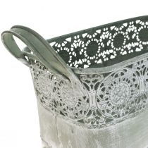Koristekulho metallinen kukkakulhon kahva 25,5/30/35,5cm 3 kpl setti
