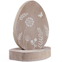 kohteita Pöytäkoristelu puinen koristelu Pääsiäismuna puinen munateline 14,5cm 3 kpl