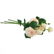 kohteita Artificial Roses Cream Artificial Roses Dry Look 53cm 3 Kpl