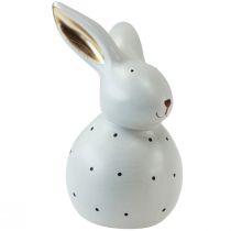 kohteita Pääsiäispupu koristefiguurit kanit pistekuviolla 17cm 2kpl