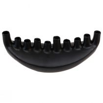 kohteita Maljakko keraaminen laivapöytäkoristelu Musta Abstrakti Moderni H15cm