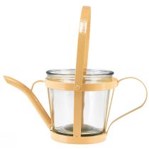 kohteita Lyhtylasinen koristekastelukannu metallioranssi Ø14cm K13cm