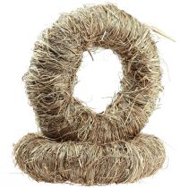 kohteita Koristeseppele heinäseppele luonnollinen seppele kesäseppele Ø27cm 2 kpl