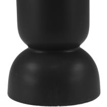kohteita Keraaminen maljakko musta Moderni soikea muoto Ø11cm K25.5cm