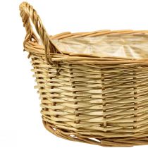 kohteita Kasvikori kudottu kori soikea paju 42/34/28cm 3 kpl sarja