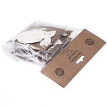 kohteita Hunajakenno pääsiäispuput ripustettavaksi valkooranssiin H8cm 5kpl