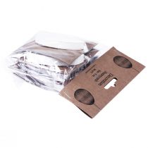 kohteita Pääsiäismunat hunajakennomunien ripustamiseen valkoinen oranssi 8cm 6 kpl