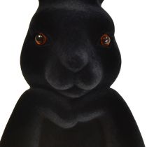 kohteita Thinking Rabbit Bust Black Flocked – 2. laatu – pääsiäinen 16,5×13×27 cm