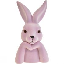 kohteita Bunny Bust Thinking Bunny Purppura Vaalea pääsiäinen 16,5×13×27 cm
