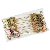 kohteita Kukkatulppa puinen pääsiäistulppapupu lasilla 8,5cm 12 kpl