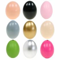 Kananmunat puhallettu ulos munat pääsiäisen koristelu eri värejä 10kpl 10kpl