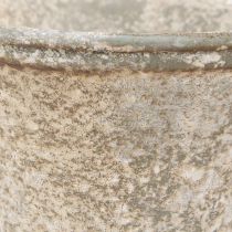 kohteita Antiikkinen metallinen pikari, koristeellinen pikari, vintage-maljakko, Ø11cm, K17.5cm