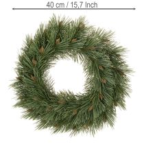 kohteita Tekoseppele männynoksista ja pienistä käpyistä, 40 cm