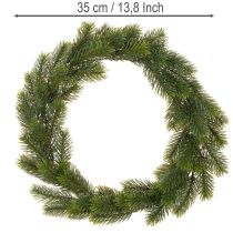 kohteita Keinotekoinen kuusenvihreä seppele oven koristeeksi, 35cm