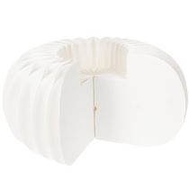 kohteita Hunajakennopaperista tehty pyöreä kurpitsarengas, iso, kuivakukkiin ja syyskoristeeseen, 24 cm, 4 kpl