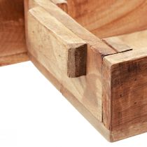 kohteita Istutuslaatikko puinen istutuskone 48,5/40,5/32,5cm 3 kpl setti