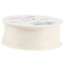 kohteita Organza nauha kerma koristeellinen nauha sydämet 40mm 15m