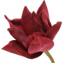 Magnolia tekokukka tikussa Ø10cm Vaahto 6kpl Eri värejä