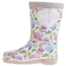 Kumisaappaat kukkaruukku istutuskone keraaminen look H17,5cm