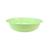 kohteita Koristekulho metalli emali look kulho vihreä lime 25cm