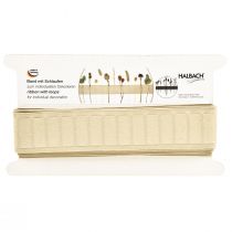 kohteita Koristeellinen nauha nauhalenkit ruskea 40mm 6m