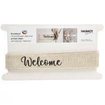 kohteita "Tervetuloa" nauha oven koristelu koristenauha oviseppeleeseen 30mm 7m