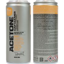 Asetonisuihkepuhdistusaine + ohenne Montana Cap Cleaner 400ml