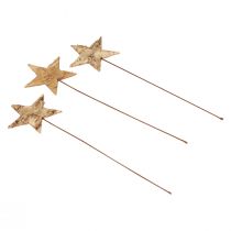kohteita Koristetähtiä puunkuoren koristetähtien kiinnittämiseen Adventti 22cm 24 kpl