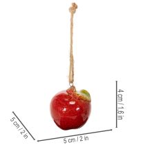 kohteita Syksyn koriste omena keramiikka ripustukseen 5cm 4kpl