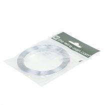 kohteita Alumiinilanka lanka hopea 5mm x 1mm 2,5m