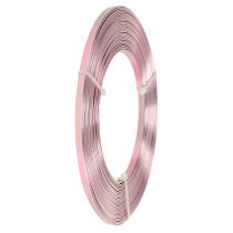 Alumiininen litteä lanka vaaleanpunainen 5mm 10m