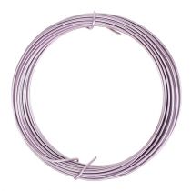 Alumiinilanka pastelli violetti Ø2mm 12m