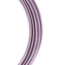 Alumiinilanka pastelli violetti Ø2mm 12m