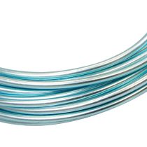 kohteita Alumiinilanka 2mm alumiinilanka vaaleansininen korulanka 3m