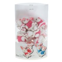 kohteita Riipus Bunny 5,5cm Pinkki 9 kpl