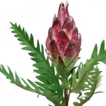 Keinotekoinen Artisokka vaaleanpunainen keinotekoisia kasveja Deco syksy H68cm
