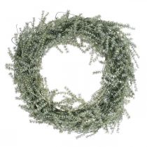 Koristeellinen seppele parsa Keinotekoinen koristeellinen parsa valkoinen, harmaa Ø32cm