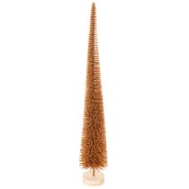 kohteita Keinotekoinen joulukuusenkoriste, kapea, puisella jalustalla, 40 cm, 3 kpl