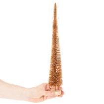 kohteita Keinotekoinen joulukuusenkoriste, kapea, puisella jalustalla, 40 cm, 3 kpl