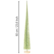kohteita Keinotekoinen joulukuusi, koristeellinen puujalustalla, 60 cm
