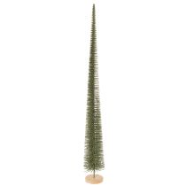 kohteita Keinotekoinen joulukuusi puisella jalustalla joulukoristeita varten, 80 cm