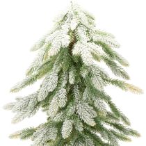 kohteita Keinotekoinen kuusi lumikoristeilla, talvi ja joulu, 95 cm