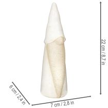 kohteita Koristeellinen tonttuhahmo seisovaan käyttöön, joulukoriste, keraaminen, 22 cm