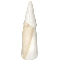 kohteita Koristeellinen tonttuhahmo seisovaan käyttöön, joulukoriste, keraaminen, 22 cm