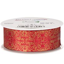 kohteita Lahjanauha juhlavalla kuviolla askarteluun ja koristeluun, 40 mm x 15 m